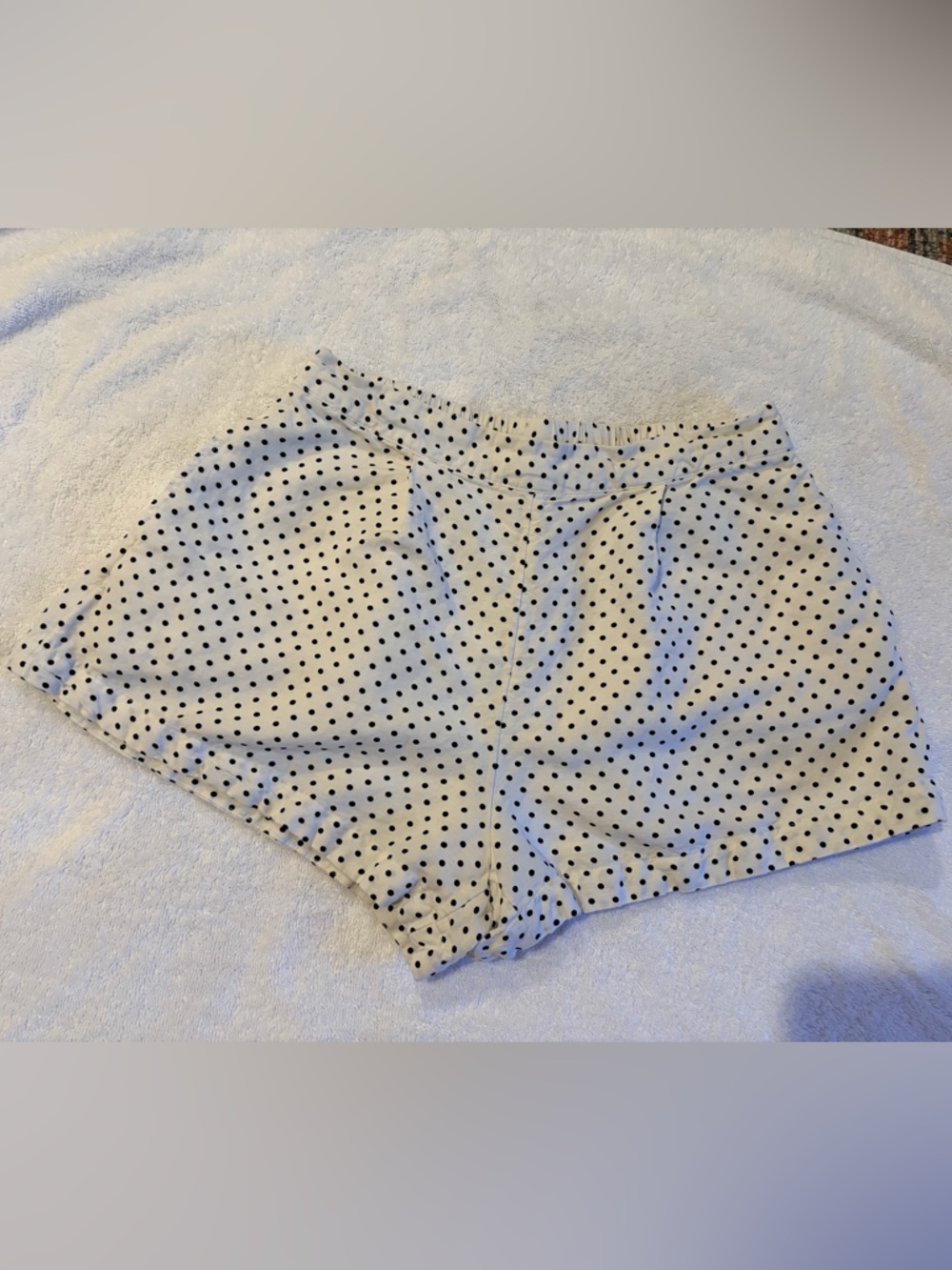 kate spade Cream and Black Polka Dot Shorts